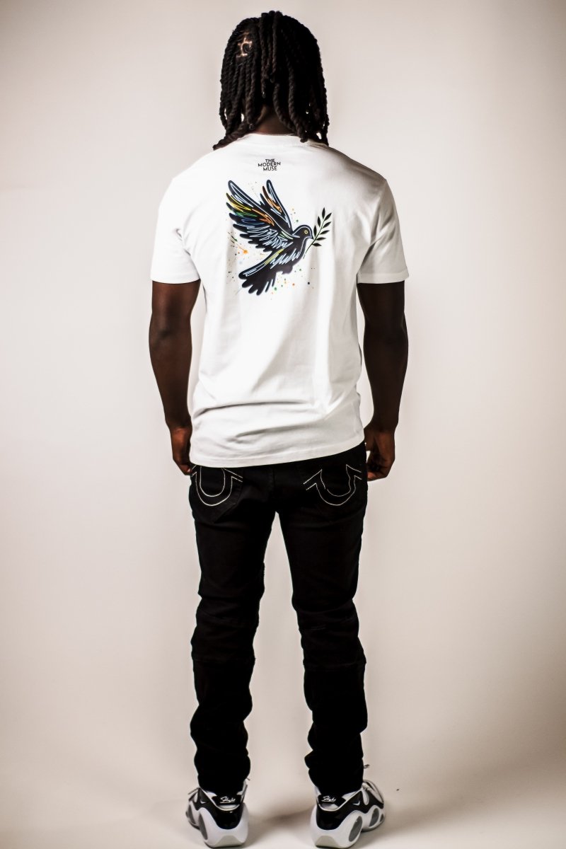 Graffiti Peace Men’s premium heavyweight tee - The Modern Muse