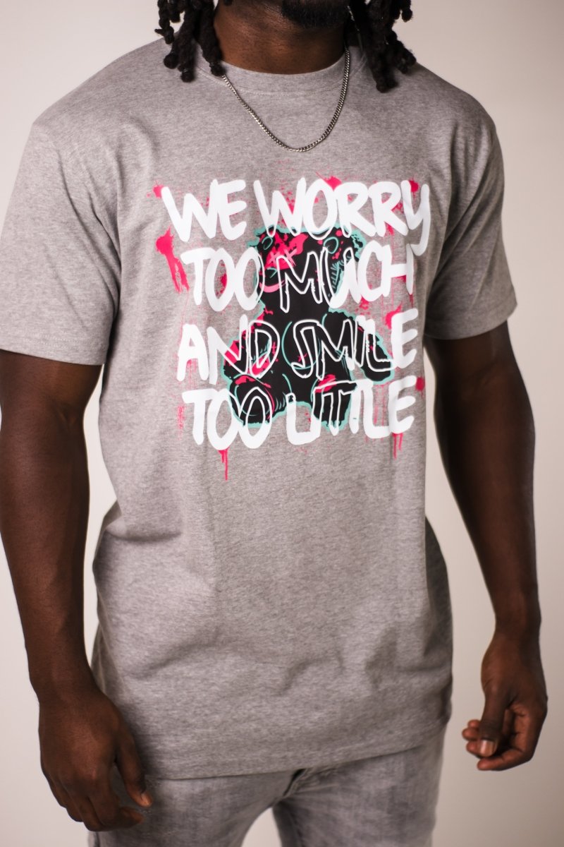 We Worry Too Much Men’s premium heavyweight tee - The Modern Muse