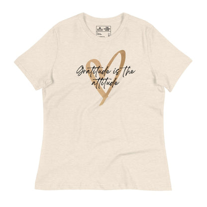 Gratitude is the attitude Women's Tee (Philippians 4:6) - The Modern Muse