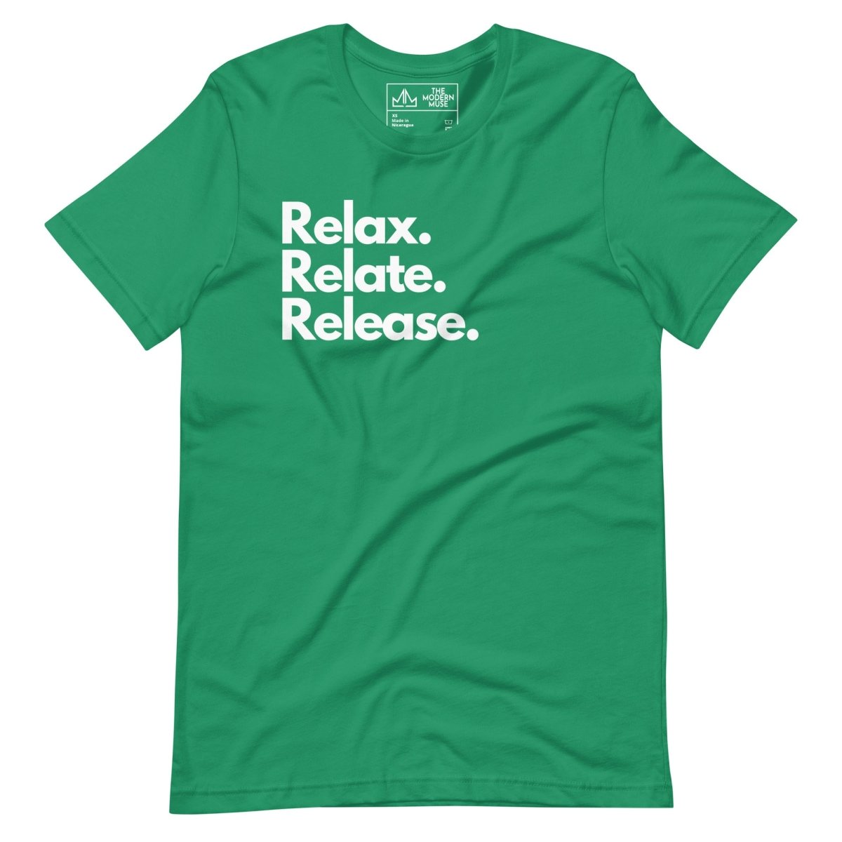 Relax. Relate. Release. Unisex Tee - The Modern Muse