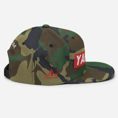 YAHWEH Camo Snapback Hat - The Modern Muse